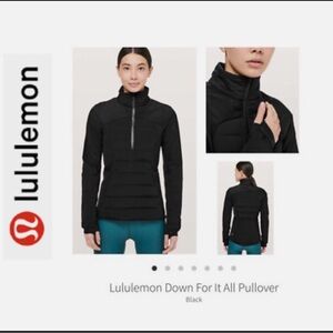 lululemon athletica Black Puffer Jacket